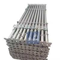 Étais de coffrage télescopiques réglables en acier Q235 pré-galvanisé HXHT pour la construction, capacité personnalisable