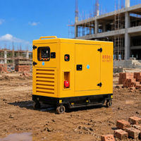 Générateur diesel sur remorque 20kva 22kva 25kva 30kva 35kva 40kva, générateur diesel silencieux triphasé Volvo pour alimentation de secours