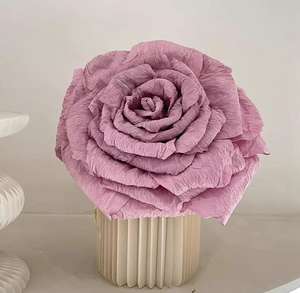Vente directe d'usine, fleurs géantes en papier, rose en papier pour la décoration de <span class=keywords><strong>fond</strong></span> de mariage - Product Image 2