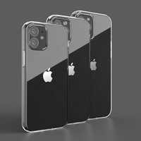 Coque tendance 2024 pour iPhone, coque arrière transparente ultra-fine, coque de téléphone en TPU souple en silicone pour iPhone