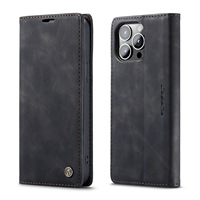 Étui de protection pour téléphone portable en cuir PU de luxe, type portefeuille, pour iPhone 11 12 13 14 15 Pro Max 15 Plus