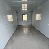 Maison Modulaire Préfabriquée Conteneur Plat de 20 Pieds Conteneur WC Maison Conteneurisée