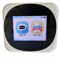 Imprimante interactive portable avec écran tactile et IA, machine éducative multifonction avec batterie rechargeable pour l'apprentissage des enfants