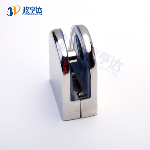 Vendita calda morsetto in vetro regolabile in vetro inossidabile staffa a Clip per ripiano in vetro 12-14MM accessori accessori per bagno - Product Image 4