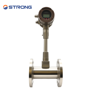 Yüksek Kalite Fabrika Fiyatı Paslanmaz Çelik Flanşlı Vorteks Debimetre, Su ve Yağ İçin RS485 Protokolü Ekranlı - Product Image 1