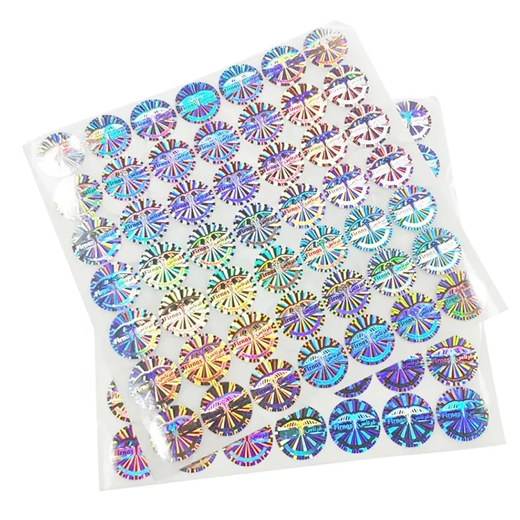 Factory Price Anti-Counterfeiting Sticker Label 3D Holographic Security Warranty Stickers Labels Roll Custom Logo