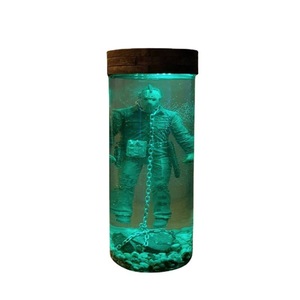 Lámpara de Resina con Figura de Personaje de Película de <span class=keywords><strong>Terror</strong></span>, Lámpara de <span class=keywords><strong>Agua</strong></span> Coleccionable de Jason Voorhees para Decoración del Hogar - Product Image 3
