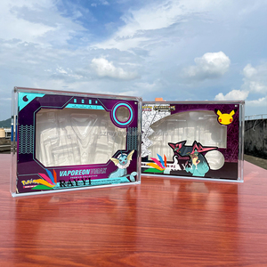 Boîte de collection premium en acrylique magnétique RAY YI pour cartes Pokémon TCG <span class=keywords><strong>Jolteon</strong></span> / Vaporeon / Flareon VMAX (version UK) - Product Image 5