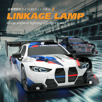 Voiture télécommandée RC Drift à l'échelle 1:24 2,4 GHz, voiture de course RC 4x4 2,4 GHz avec lumières LED intégrées pour enfants