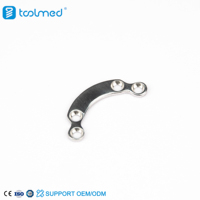 Plaque acétabulaire orthopédique vétérinaire TOOLMED Implants 2,0 mm, personnalisation sur échantillon