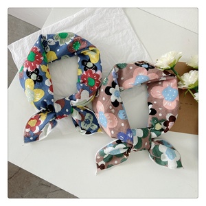 Bandana noir brodé, bandana multifonction pour <span class=keywords><strong>chien</strong></span>, bandana doux et respirant abordable pour les patients atteints de cancer - Product Image 6
