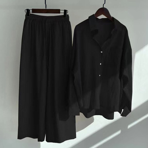 <span class=keywords><strong>Set</strong></span> da <span class=keywords><strong>donna</strong></span> in cotone e <span class=keywords><strong>lino</strong></span> nuovo <span class=keywords><strong>Set</strong></span> da <span class=keywords><strong>donna</strong></span> in <span class=keywords><strong>lino</strong></span> oversize di alta qualità da <span class=keywords><strong>donna</strong></span> - Product Image 2