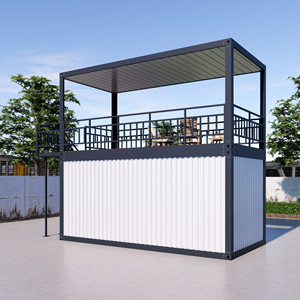 Conteneur mobile préfabriqué en acier de 20/40 pieds avec terrasse, chambre et salle de bain – Design moderne pour appartement de vacances facile à installer - Product Image 4