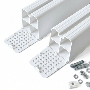 Support de montage pour climatiseur YOD HVAC, kit de base de fixation pour condenseur, support de sol extérieur en PVC pour unité de climatisation - Product Image 2