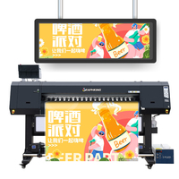 Graphking Fabrica Impresora UV de Gran Formato de Rollo a Rollo de 1.8 m (6 pies) con 3/4 Cabezales I3200