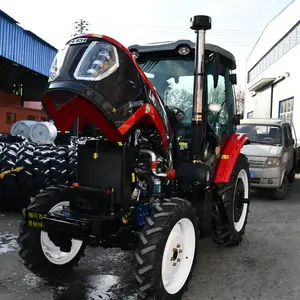 Landwirtschaft licher Traktor mit Rädern 4x4 Farm Tractor 60 hp70hp80hp vierrädriger Traktor