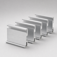 Plaque de pression en aluminium DeXin 6063 T5 40x20 Série 6000 pour mur-rideau avec service de découpe pour façade vitrée de bâtiment