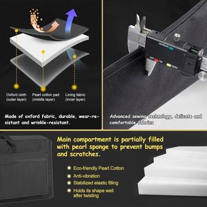 Étui de transport pour clavier sans fil Bluetooth pleine taille (jusqu'à 20 pouces), 6,5" x 17,5" - Échantillon gratuit - Product Image 3