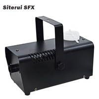 Machine à fumée miniature en métal Siterui SFX 400W avec télécommande pour utilisation sur scène et en soirée - Alimentation AC