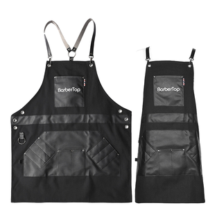 Delantal de Peluquería Impermeable y Resistente al Aceite, de PVC Antiadherente, sin Mangas, Uniformes para Teñir el Cabello en Salón - Product Image 1