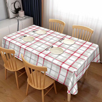 Nappe Imprimée Ronde Imperméable en Gros pour la Maison, les Mariages, les Fêtes et la Décoration de Table à Manger