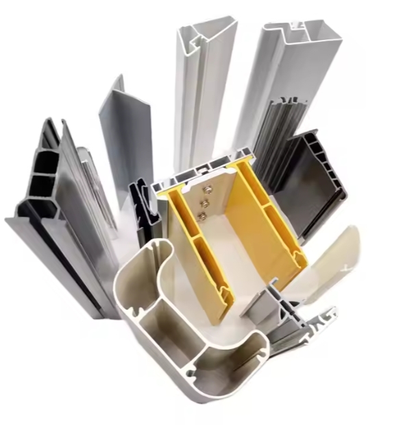 Custom Plastic Extruded Profiles Suppliers Pvc Extrusion Profile Strip for windows Upvc Plastic Roofing Profiles Making Machine