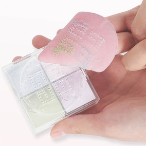 Esponja de Maquillaje de Algodón con Forma de Gota de Agua <span class=keywords><strong>Beauty</strong></span> Planet, Borla de Terciopelo Suave para Polvo, Lavable, para Polvo Suelto, Húmedo y Seco - Product Image 2