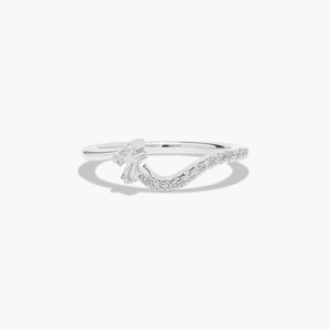Bague de fiançailles et de mariage élégante en argent sterling 925 avec moissanite, pour femme, cadeau d'anniversaire - Product Image 3