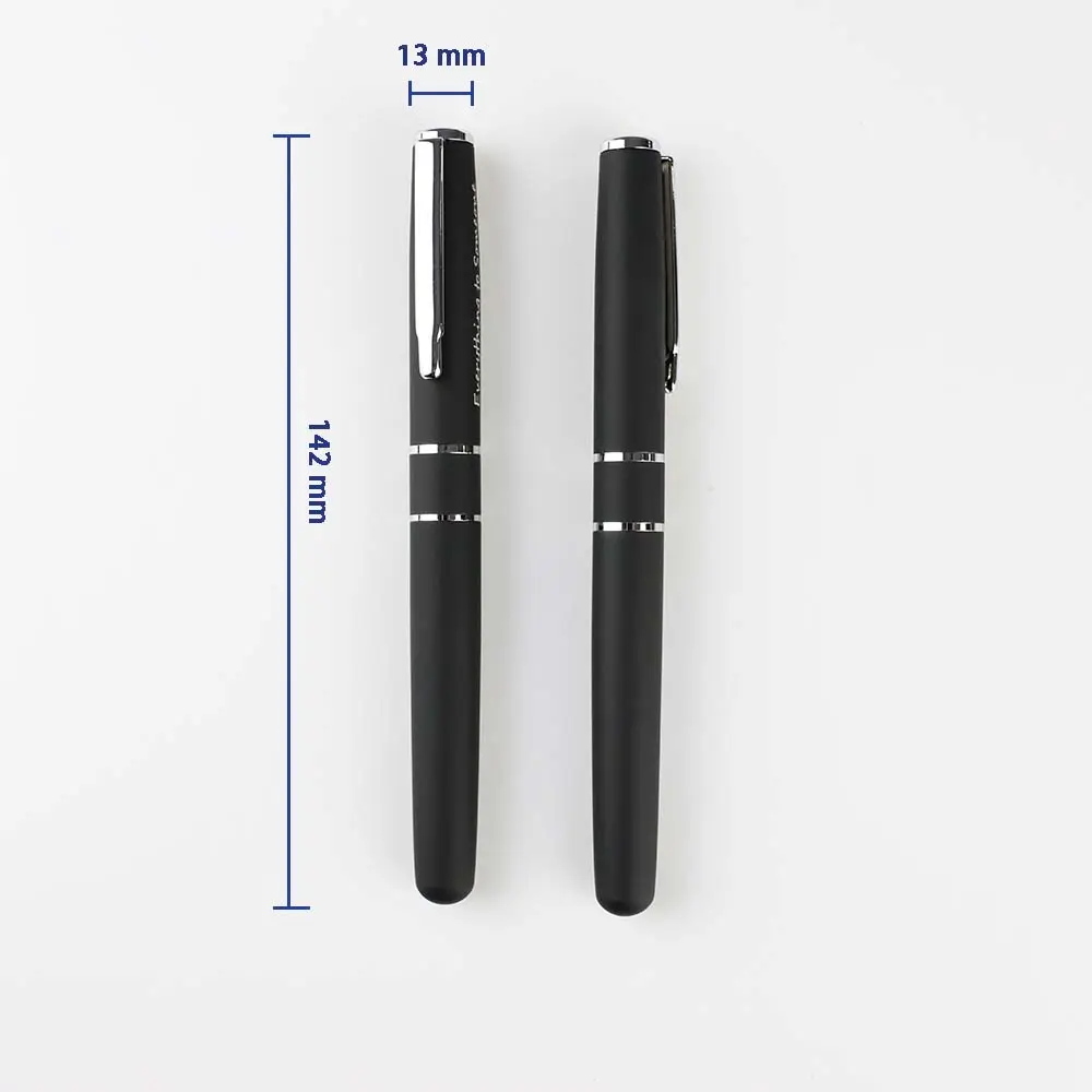 ปากกาของที่ระลึกเคลือบยางปากกาโลหะพร้อมที่จับและโลโก้ตามสั่งผลิตภัณฑ์ใหม่ที่2024