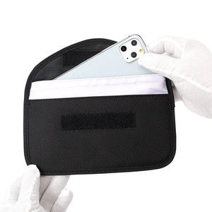 Pochette Universelle Anti-Ondes Faraday pour Téléphone <span class=keywords><strong>Portable</strong></span>, Étui Bloqueur de Signal RFID, Cage Faraday, Pochette Anti-Vol pour Clés, Portefeuille Anti-RFID - Product Image 3