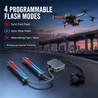 Tira de Luces LED de Seguridad para Drones PL10, Alta Visibilidad, Multicolor, Lámpara de Advertencia, Accesorios para Drones Pilot2, para Operaciones Nocturnas