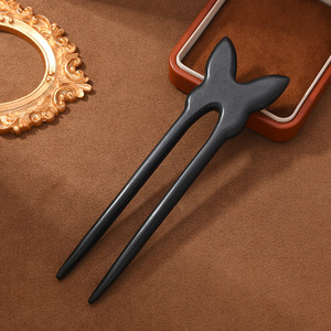 Nouvelles épingles à cheveux de style chinois avec un design sophistiqué en forme de U papillon, parfaites pour les chignons avec des épingles doubles. - Product Image 4