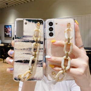 ใหม่มาถึงสีเคลือบหินอ่อนสายโทรศัพท์สำหรับ <span class=keywords><strong>Samsung</strong></span> <span class=keywords><strong>S21</strong></span> Ultra S21FE A32 4G A12 A22 A32 A52 A72 A82 <span class=keywords><strong>5G</strong></span> - Product Image 2