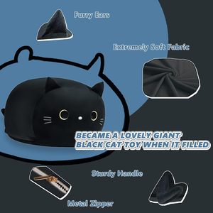 Funda para Silla Puff de Almacenamiento de Peluches para Niñas, Tamaño Grande, Poliéster, Gran Capacidad, Organizador de Juguetes (Solo la Funda, Sin Relleno) - Product Image 3