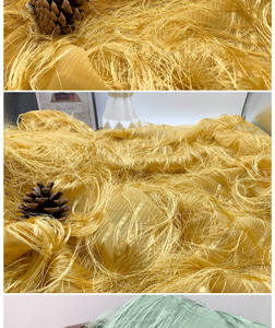 Nueva Tela Jacquard <span class=keywords><strong>Dorada</strong></span> con Flecos Largos, Tela Jacquard con Borlas, Tela de Chifón, Tela Peluda para Vestidos de Mujer, Vestidos de Verano - Product Image 4