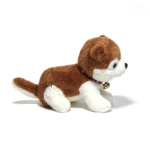 Adorable Peluche de <span class=keywords><strong>Akita</strong></span> Inu, <span class=keywords><strong>Cachorro</strong></span> de Peluche Suave en Posición Sentada, Marrón y Blanco, Juguete de <span class=keywords><strong>Perro</strong></span> para Niños y Niñas, Compañero de Dormitorio - Product Image 3