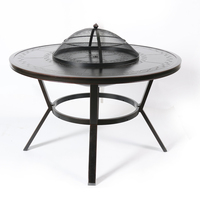 Fulin – meubles de jardin en fonte d'aluminium, mobilier d'extérieur en fer forgé, barbecue coréen, ensembles de Table et de chaises avec seau à glace