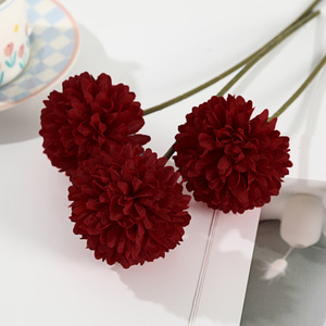 Fleurs artificielles de chrysanthème en soie multicolores pour la décoration de la maison, bouquet de mariage, branche unique Va104 1 - Product Image 4