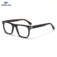 Nouvelle monture optique carrée tendance de créateur, vente en gros, lunettes personnalisées, monture en acétate, monture de lunettes