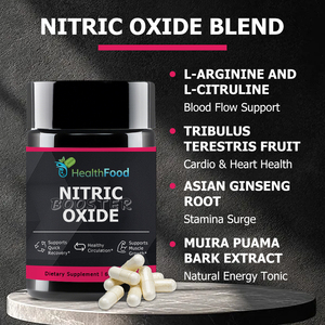 Cápsulas de Óxido Nítrico Orgánico en Oferta, Suplemento Dietético para el Crecimiento Muscular, Aumenta la Energía y la Recuperación, Producto para el Cuidado de la Salud - Product Image 4