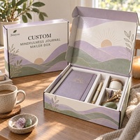 Boîte à courrier personnalisée brillante pour journal, boîte cadeau en papier pour emballage d'abonnement e-commerce