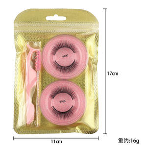 Vente en gros Kit professionnel de faux cils en vison 3D Extension de faux cils faits <span class=keywords><strong>à</strong></span> la main en rose avec brosse <span class=keywords><strong>pince</strong></span> <span class=keywords><strong>à</strong></span> <span class=keywords><strong>épiler</strong></span> Vegan <span class=keywords><strong>Prix</strong></span> moins cher - Product Image 5
