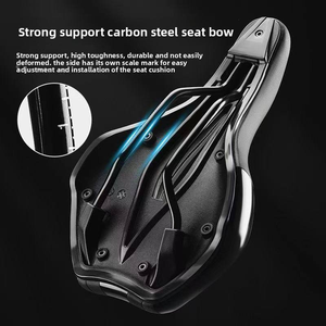 Selle de vélo April, accessoires de vélo souples, siège avant creux et respirant, housse de coussin de vélo - Product Image 2