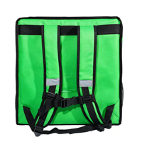 Sac à dos isotherme moderne grande capacité pour livraison de repas, sac de messagerie réfléchissant pour vélo et trottinette avec bandes réfléchissantes et doublure en aluminium sur les côtés