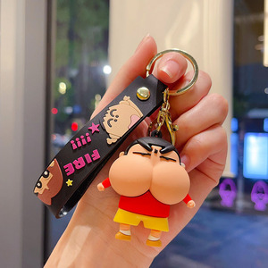Porte-clés transformable Pokémon Crayon Shin-chan, figurine Shin-chan blanche de dessin animé, pendentif mignon, cadeau pour machine à griffes, vente en gros - Product Image 6