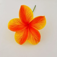 Aksesoris rambut bunga busa Plumeria, hiasan telinga, tiara buatan, tiara bunga Hibiscus Polynesia, Hakus