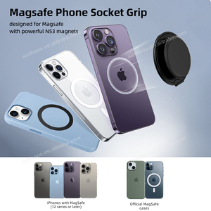 Soporte Ligero para Teléfono Móvil, Mini Soporte Plegable Portátil con Rotación de 360 Grados, Fuerte Succión Magnética, Anillo Metálico Flexible - Product Image 2