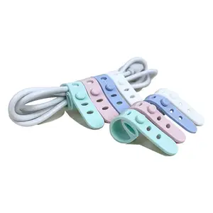 Multifunctional Reusable Holding Stuff Well Organized Cable Management Silicone Twist Tie