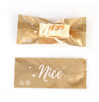 Boîtes d'emballage pour bonbons 4,8*11cm, sacs surprise pour biscuits, sacs de luxe en plastique BOPP pour bonbons et biscuits de Noël