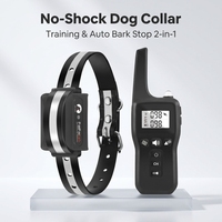 Hundetrainingshalsband & Automatisches Anti-Bell-Gerät mit Piepton und Vibration, Wiederaufladbare Lithium-Batterie, IPX7 Wasserdicht, Umweltfreundlich, Modisch